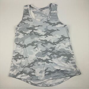Athletic Works Tank Top Women Medium 8/10 Gray Camo